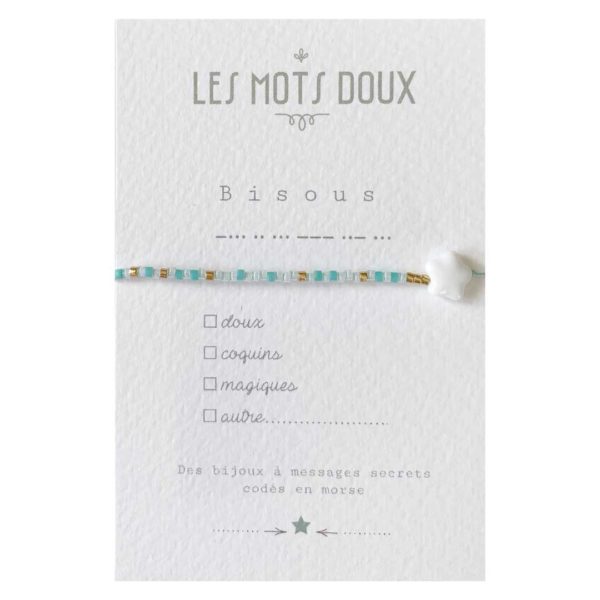 Bracelet enfant Code morse : Bisous