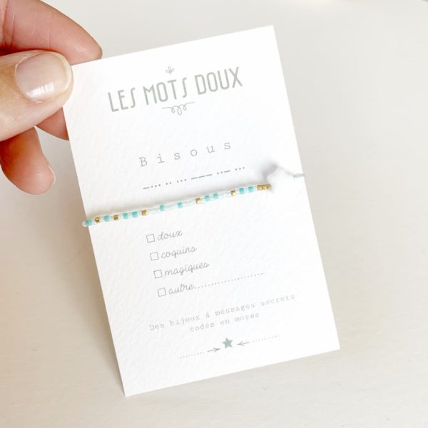 Bracelet enfant Code morse : Bisous – Image 2