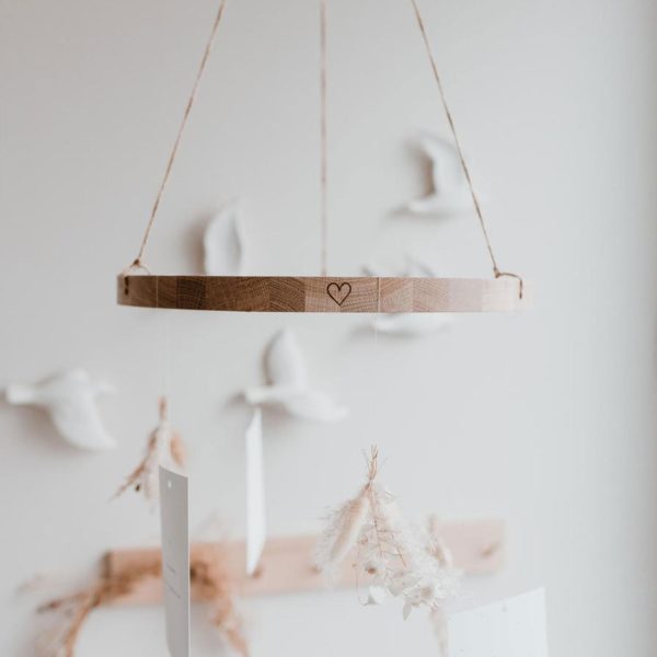 Couronne en bois à suspendre – Image 4