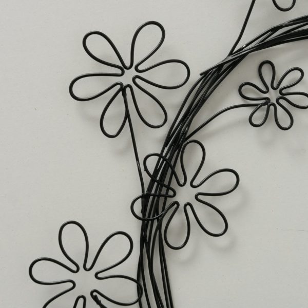 Cercle filaire ''Fleurs'' à suspendre – Image 2