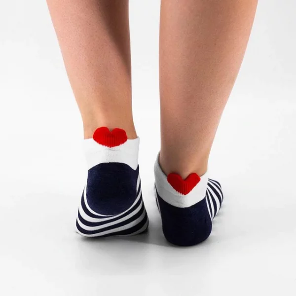 Chaussettes lignes larges marine