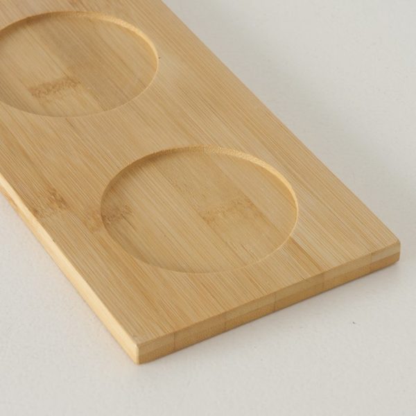 Trio de bols avec plateau en bois – Image 5