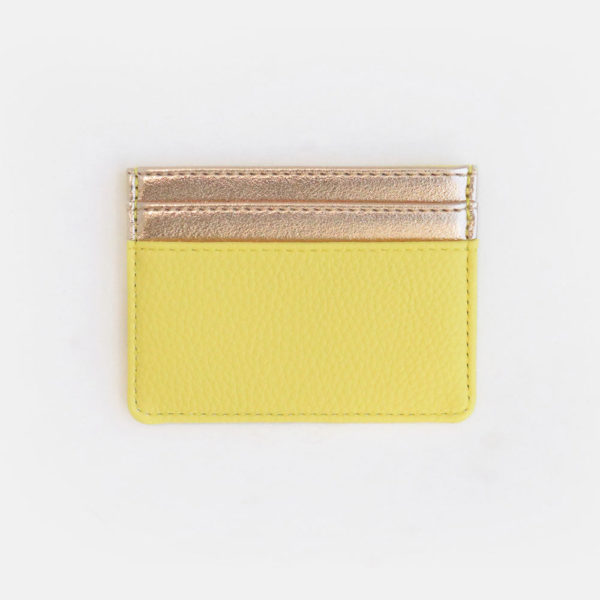 Porte-cartes jaune