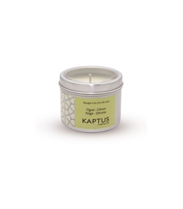 Bougie à la cire de soja Figue-Citron Collection Voyage