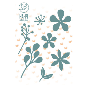 Assortiment de 7 dies fleurs de la collection Good Day Sunshine de HA PI Little Fox