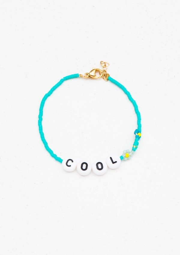 Bracelet rainbow "COOL" femme