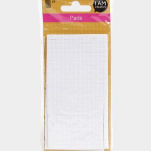 2 feuilles de mousses 3D double face