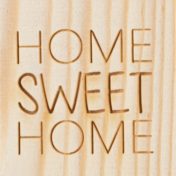 Porte-bonheur HOME SWEET HOME, maison en porcelaine – Image 2