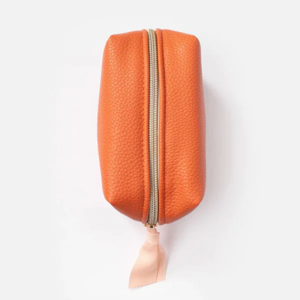 Trousse de toilette orange – Image 3