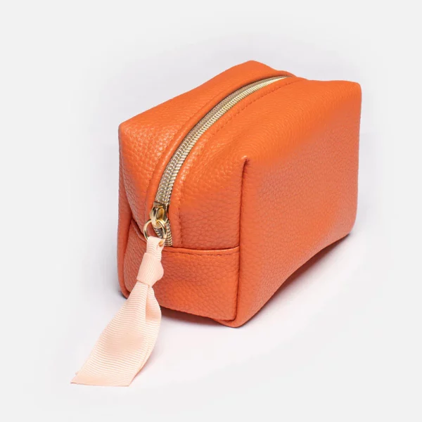 Trousse de toilette orange