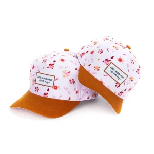 Casquette cool mums et cool kids ''Vintage Flowers''