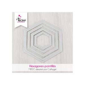 4 dies hexagones