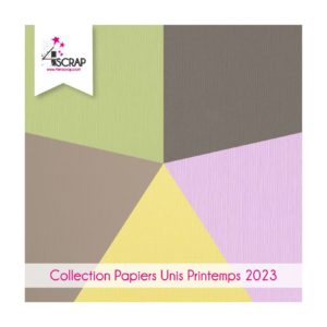 Kit de 5 papiers unis - collection printemps 2023