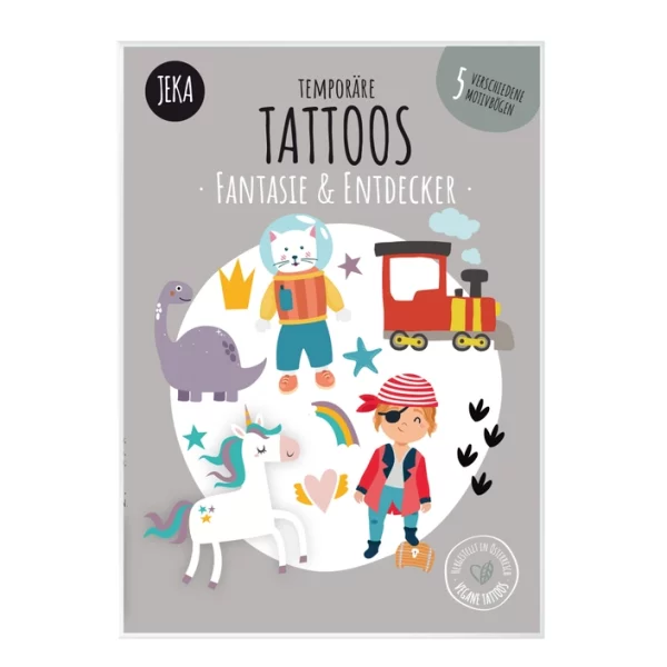Tatouages fantaisie pour enfants ''Fantaisy & Explorer''