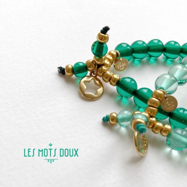 Bracelet “Make a wish” Vert Clair – Image 4