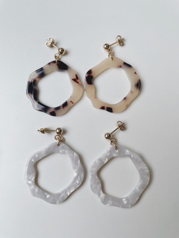 Boucles d'oreilles "GINETTE" cercle