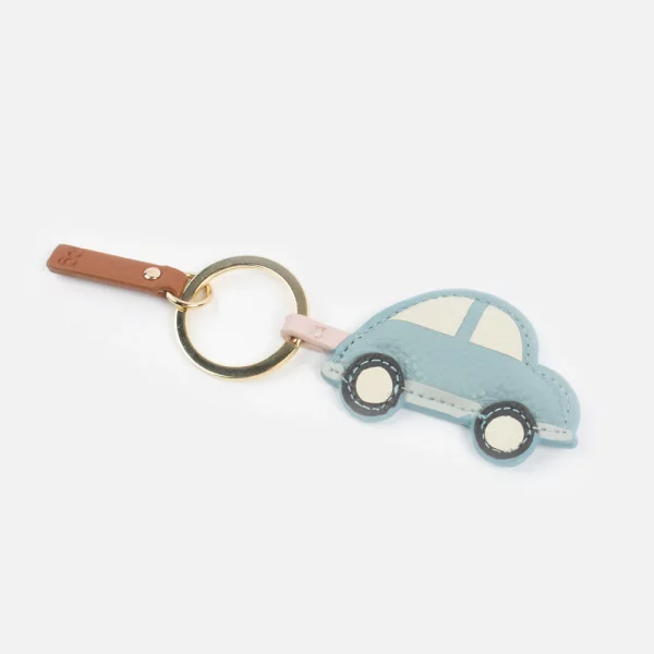 Porte-clés voiture bleu clair – Image 2