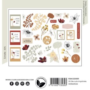 35 die cuts de la collection Herbarium sur le thème de l'automne