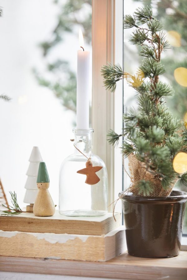 Petite bouteille/vase en verre – Image 2