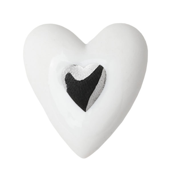 Porte-bonheur petit coeur "on ne voit bien qu'avec le coeur" – Image 2