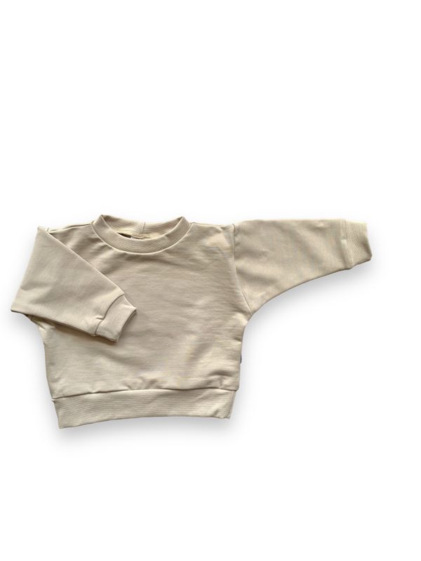 Pull sweat beige