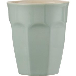 Verre en céramique couleur mint