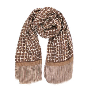 Foulard brun