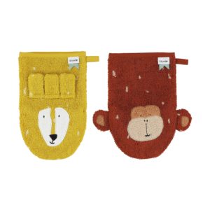 Gants de toilette - Duo - Lion & Singe