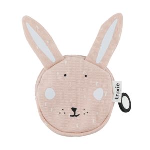 Porte-monnaies rond en tissu Lapin