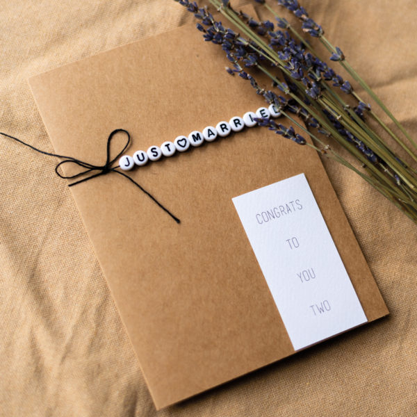 Carte "Just Married"