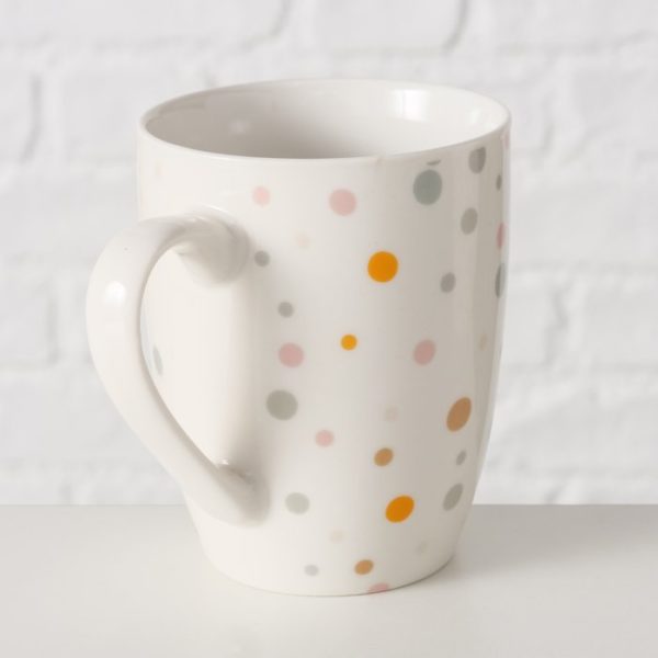 Tasse à points multicolores pastels LAVINA – Image 2