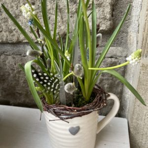 Lapin en plexi à planter