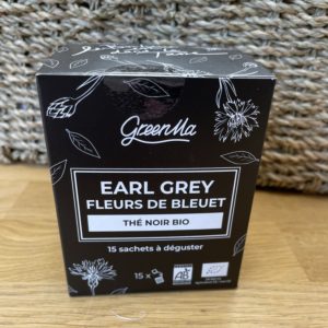 Thé noir Earl Grey - Fleurs de bleuet - Boîte de 15 sachets
