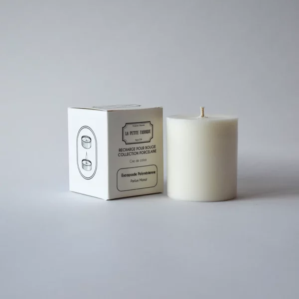 Recharge bougie en porcelaine - ''Escapade polynésienne'' – Image 2