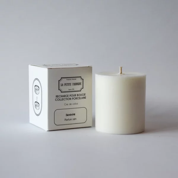 Recharge bougie en porcelaine - ''Sérénité'' – Image 2