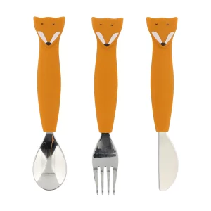 Set couverts en silicone Renard