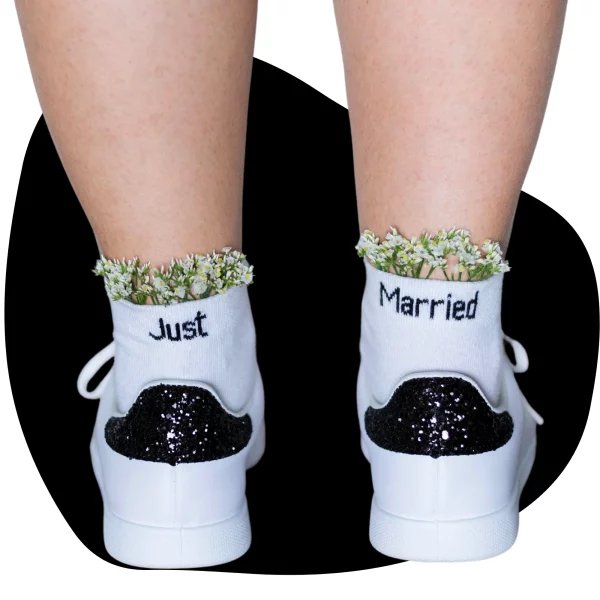 Chaussettes/socquettes ''Just Married'' – Image 2