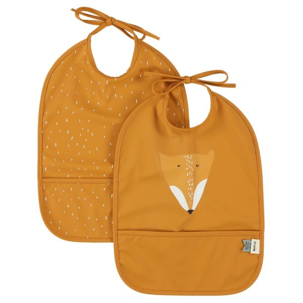 Duo de bavoirs/bavettes imperméables - Renard