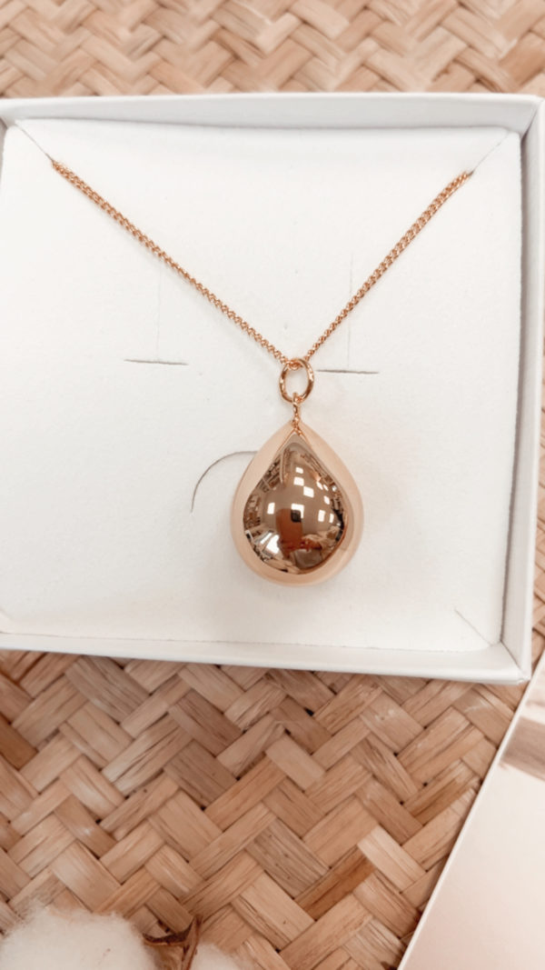 Bola de grossesse Goutte or, maille simple – Image 2