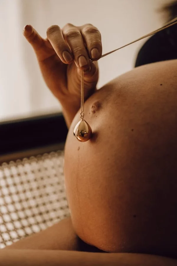 Bola de grossesse LARME DE JOIE or, maille simple – Image 4