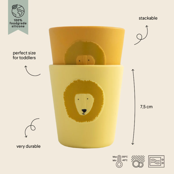 Duo de gobelets en silicone - Lion – Image 3