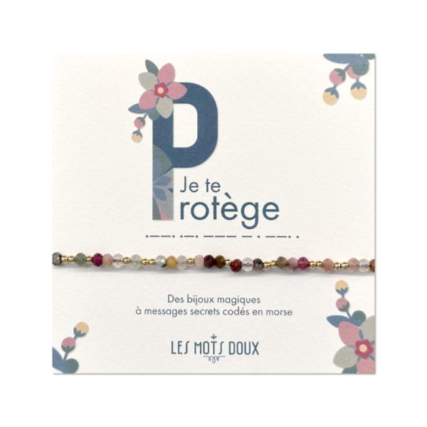 Bracelet code morse je te protège