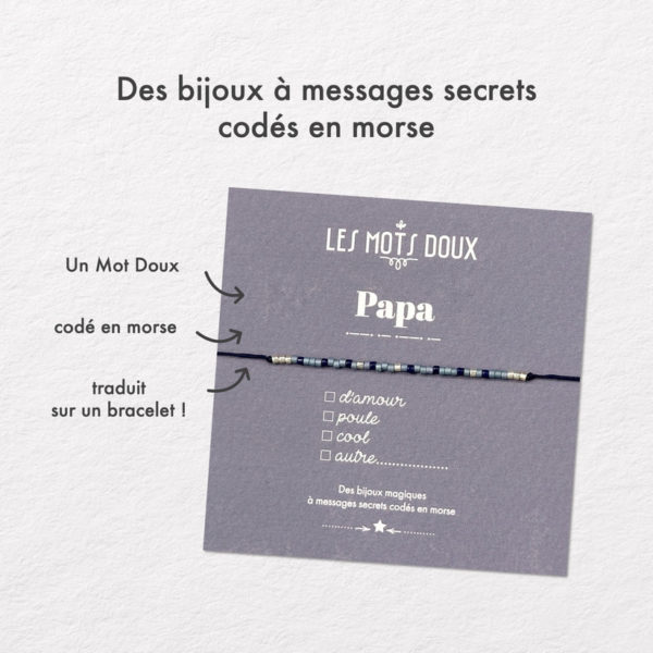 Bracelet code morse "Papa" – Image 3