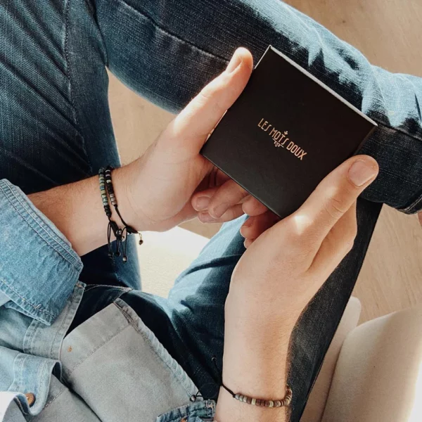 Bracelet homme code morse  ''Le Padre'' – Image 3