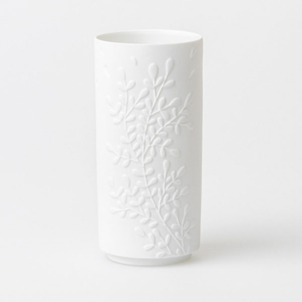 Vase en porcelaine blanche Jardin des miracles