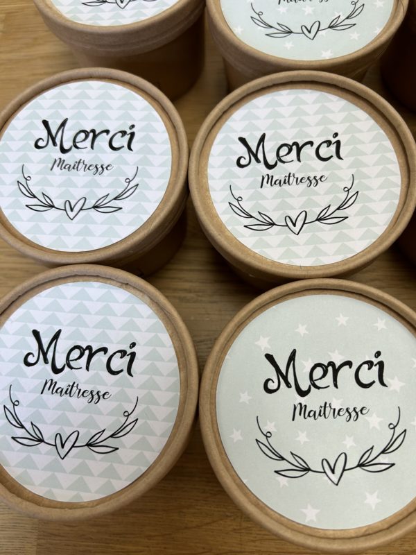 Savon parfumé Merci Maîtresse - forme coeur