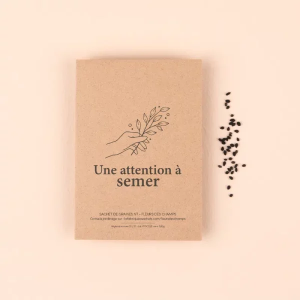 Sachet graines Une attention à semer - graines Fleurs des champs