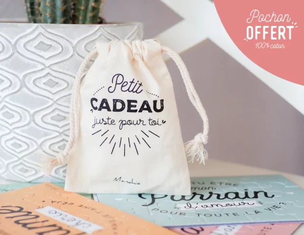 Puzzle ''Veux-tu être mon parrain d'amour pour toute la vie'' – Image 3
