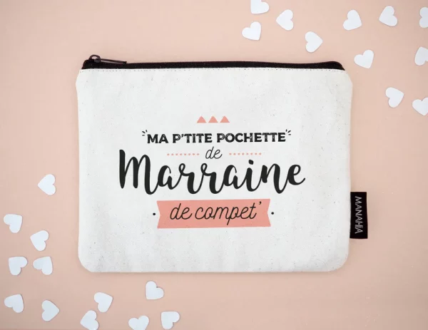 Trousse-Pochette ''Marraine de compet'' – Image 2