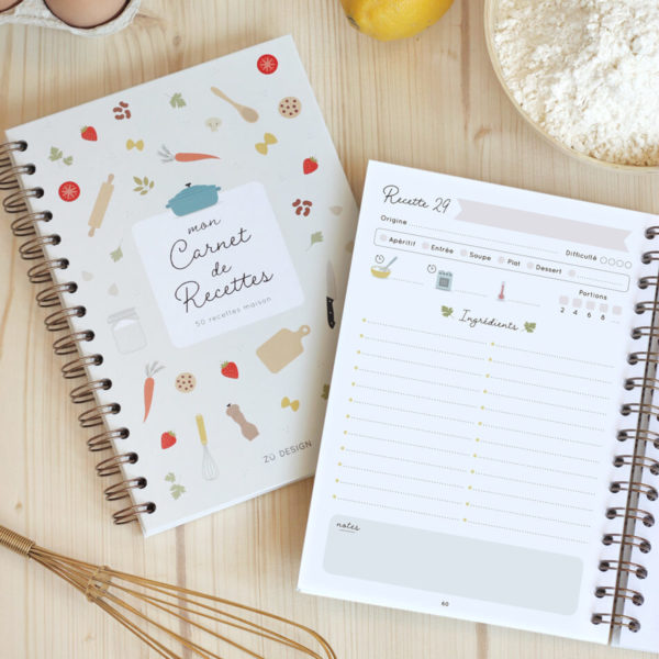 Cahier de recettes de cuisine à remplir – Image 3